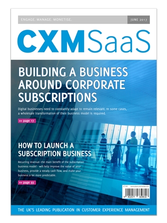CXMSaaS June 2017 cover