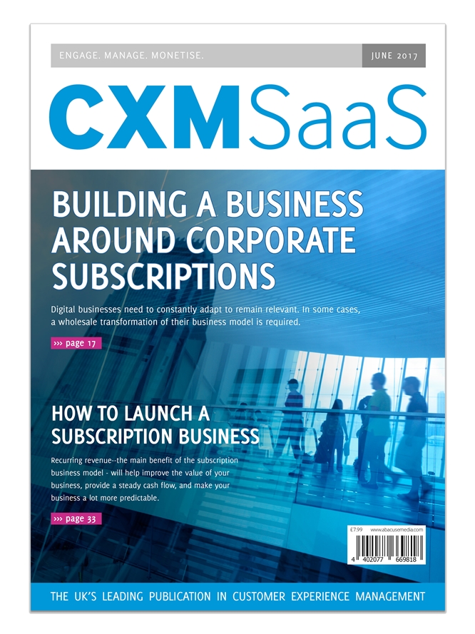 CXMSaaS June 2017 cover