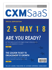 CXMSaaS February 2018 cover