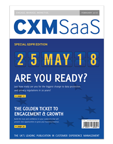 CXMSaaS February 2018 cover