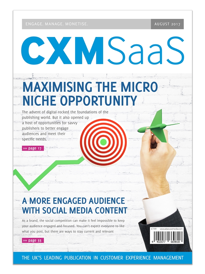 CXMSaaS August 2017 cover